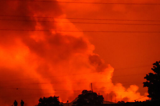 Congo volcano erupts, city of Goma residents flee