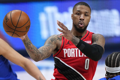 Lillard leads 3-point barrage, Blazers beat Nuggets 123-109