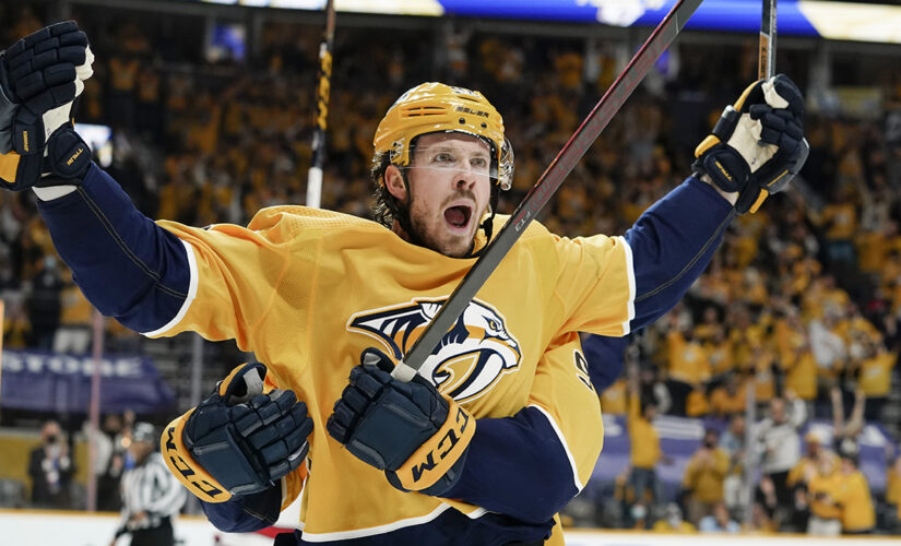 Preds beat Canes 4-3 in double OT again to tie series at 2-2