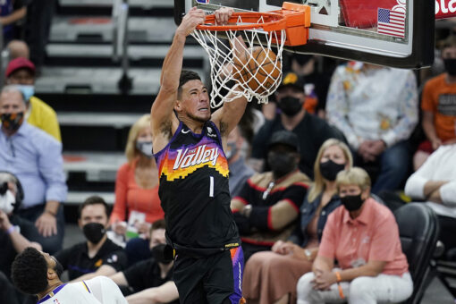 Suns win in return to playoffs, beating Lakers 99-90