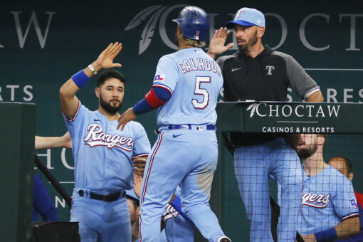 García beats Astros in 10th again, Rangers sweep in 3-2 win