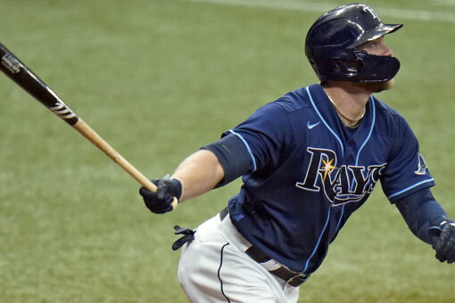 Meadows homers and has 4 RBIs, Rays beat Royals 7-2