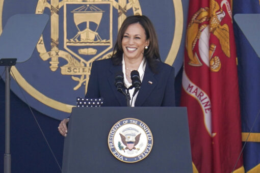 Check out Kamala Harris’ Naval Academy graduation punchline: ‘Just ask any Marine today…’