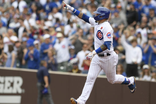 Báez goes deep twice as Stewart, Cubs beat Padres 7-2