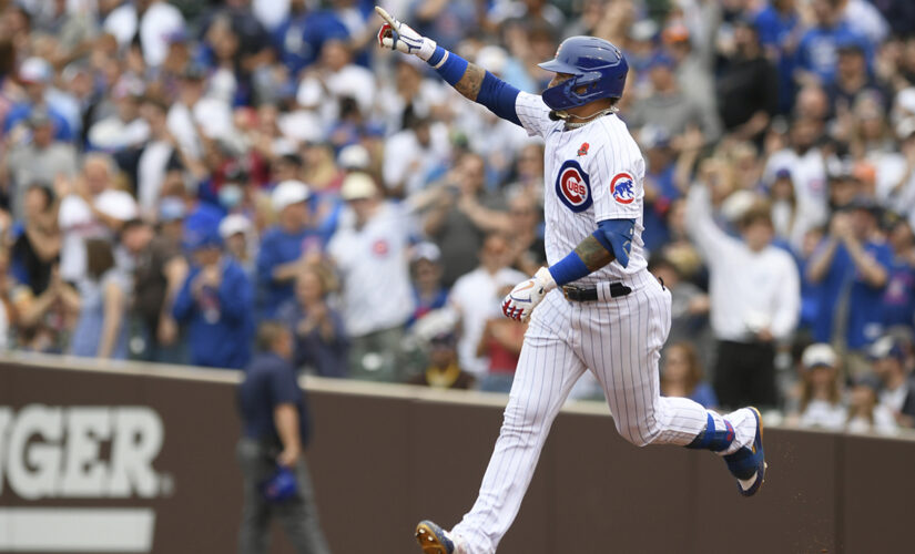 Báez goes deep twice as Stewart, Cubs beat Padres 7-2