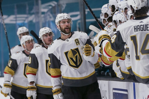 Golden Knights finish regular season with 6-0 win vs. Sharks