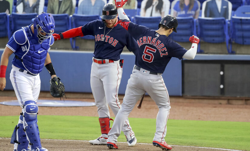 Verdugo, Martinez power 5-run 1st, Red Sox top Blue Jays 7-3