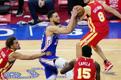 76ers use balanced scoring, rout Hawks for 2nd straight game