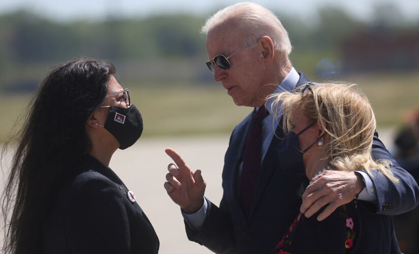 Biden and Squad’s Tlaib hold heated confrontation on tarmac in Detroit