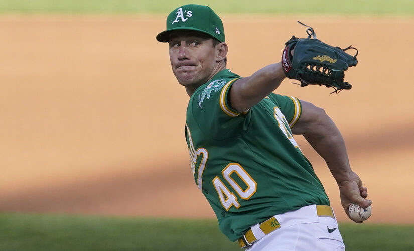 Bassitt pitches two-hitter, fans nine as A’s beat Angels 5-0