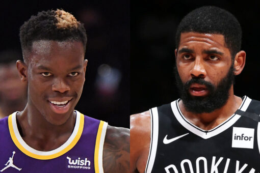 Lakers’ Dennis Schroder done with Nets’ Kyrie Irving after kerfuffle