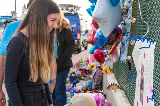 California family members hold vigil for boy, 6, shot dead in apparent road-rage incident