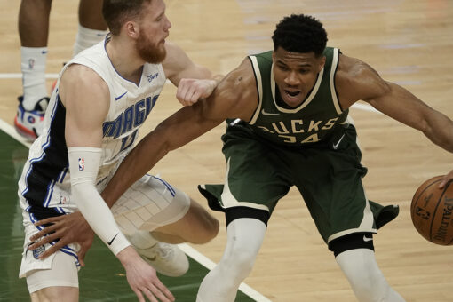Antetokounmpo lifts Bucks past Magic, 114-102