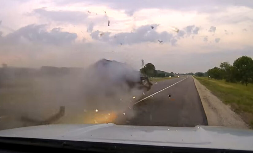 Illinois State Trooper’s vehicle hit by alleged drunk driver after traffic stop, video shows