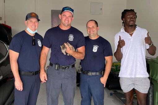 NFL player Isaac Yiadom’s Maserati taken apart to rescue kitten trapped inside