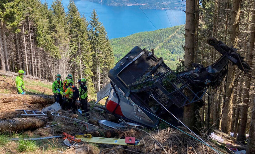 Italian cable car plunges to the ground, killing at least 9