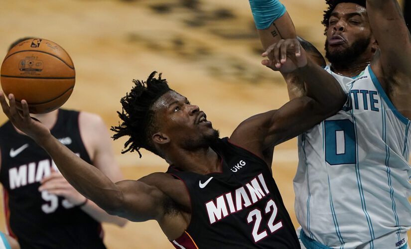 Heat move into 6th place in East; beat Hornets 121-111