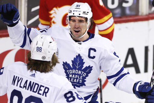 Maple Leafs’ John Tavares back on the ice days after scary hit to the head