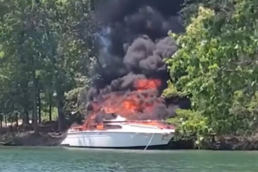 Boat explodes on Georgia’s Lake Lanier; 3 hospitalized, including 2 teens, fire officials say