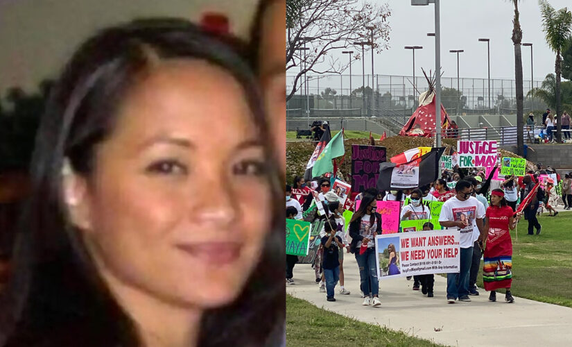 Missing California mother’s family holds rally at Chula Vista police headquarters