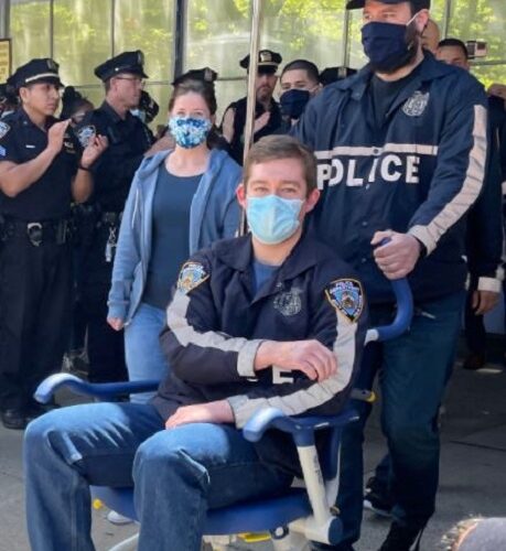 NYPD officer shot three times released from hospital; union head says leaders ‘holding back our police’