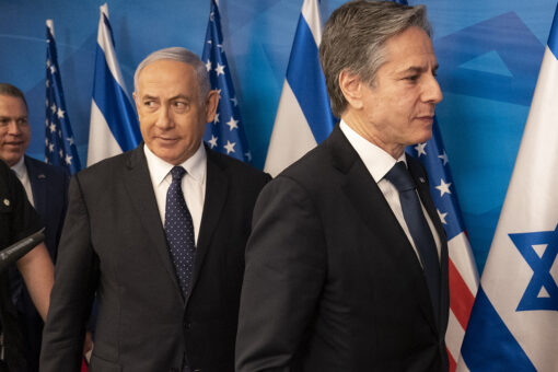 Netanyahu, in front of Blinken, says US should stay away from Iran nuclear deal