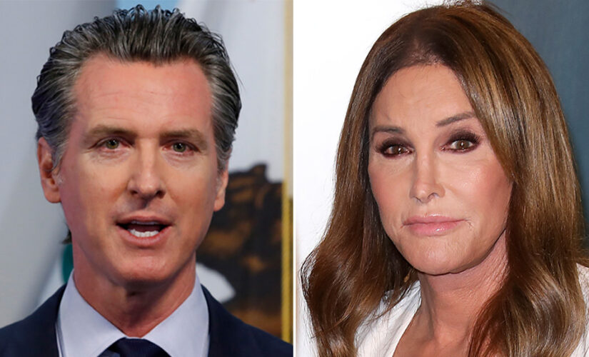 Newsom draws contrast with GOP challenger Caitlyn Jenner after her comments on transgender athletes