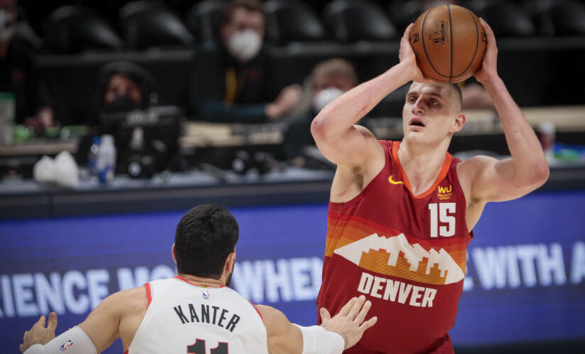 Jokic scores 38, Nuggets beat Blazers 128-109 to even series