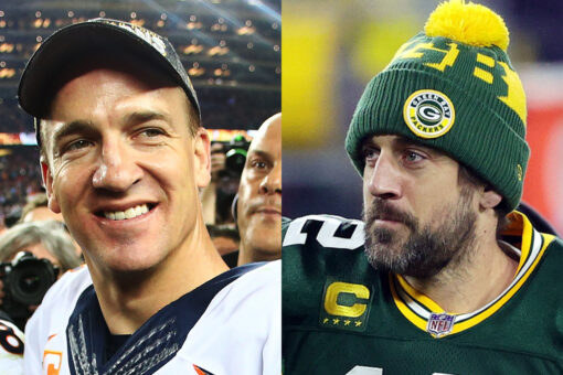 Peyton Manning on Aaron Rodgers drama: ‘When I think of Aaron I think of the Green Bay Packers’
