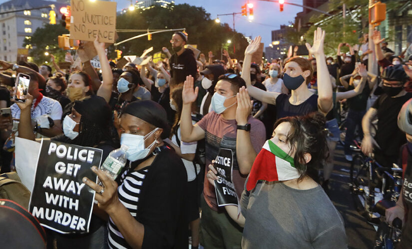 Israel, Palestine protesters clash in New York
