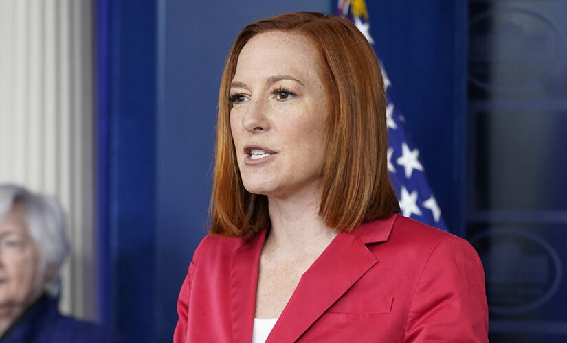 Jen Psaki says Biden is so fit that she has trouble keeping up with him