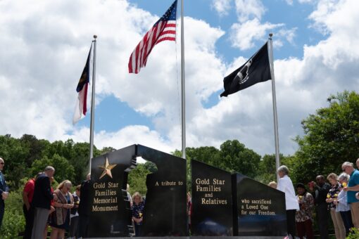 NC town unveils Gold Star Memorial for families who have lost loved ones