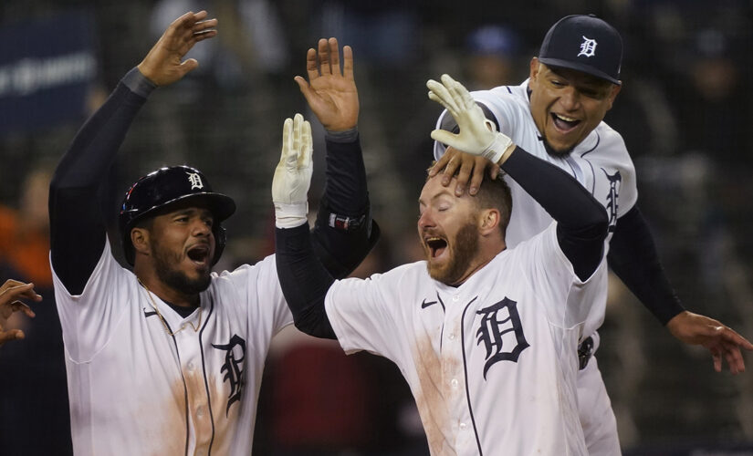 Tigers’ Robbie Grossman hits game-winning home run amid head-scratching calls from umpires