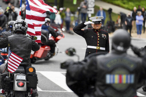 Rolling to Remember honors veterans, fallen troops after Pentagon snub