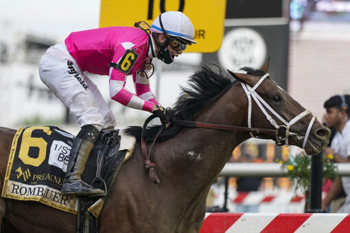 Rombauer wins 146th Preakness Stakes, narrowly beating Midnight Bourbon, Medina Spirit