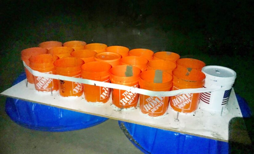 Two California college students rescued after getting stranded on boat made of buckets, kiddie pools