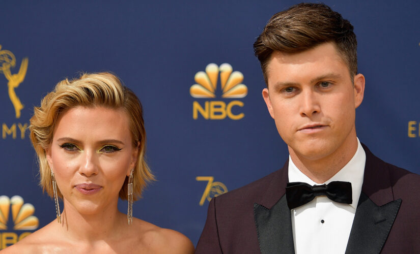 Scarlett Johansson slimed by husband Colin Jost during MTV Movie and TV Awards speech