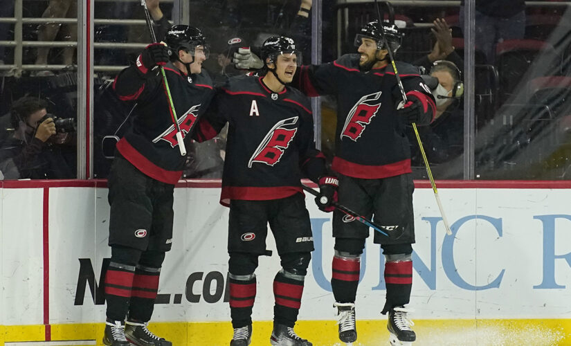 Aho, Nedeljkovic lift Hurricanes past Predators, 3-0