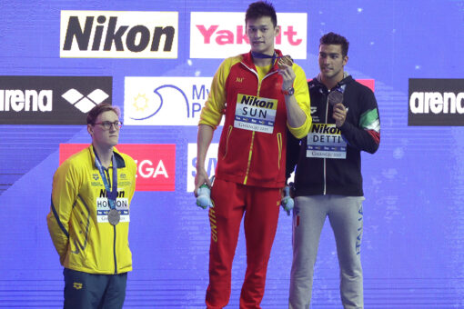 Mack Horton on swim rival Sun Yang: let’s change the subject