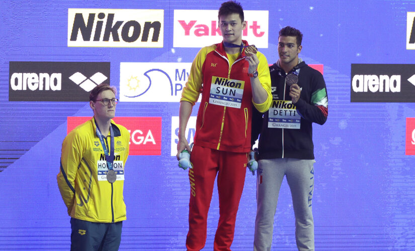 Mack Horton on swim rival Sun Yang: let’s change the subject