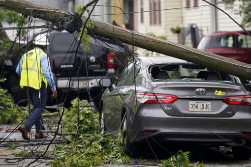 Tornado wreaks havoc in New Orleans, damaging homes and knocking down utility poles