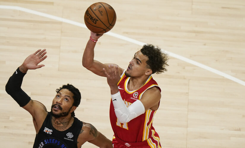 After spitting incident, Young, Hawks beat Knicks 105-94