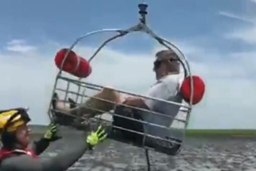 Coast Guard airlifts man, 75, stranded in South Carolina marsh on a jet ski