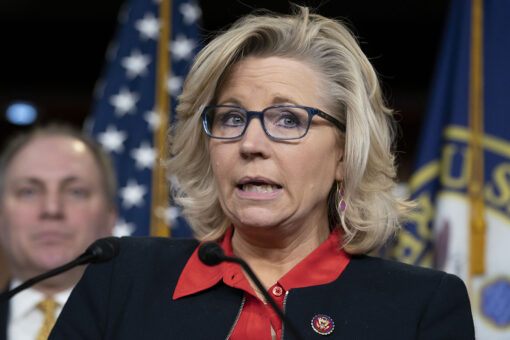 Liz Cheney, facing GOP leadership removal, takes swipe at Trump ‘cult’