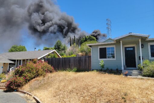 California teenagers cause massive fire, power outage with flaming tennis ball
