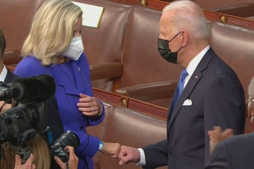 Liz Cheney defends Biden fist bump after Republican backlash