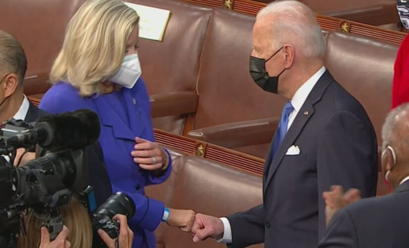 Liz Cheney defends Biden fist bump after Republican backlash