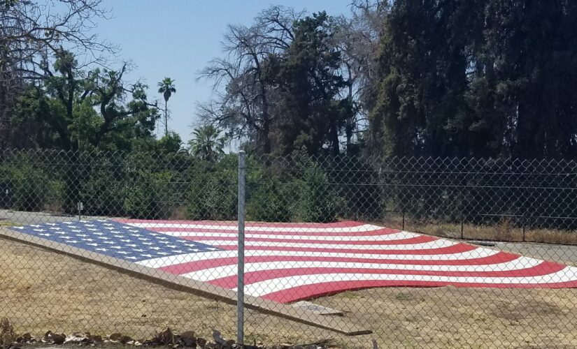 California teen refurbishes American flag in his local park for Eagle Scout project