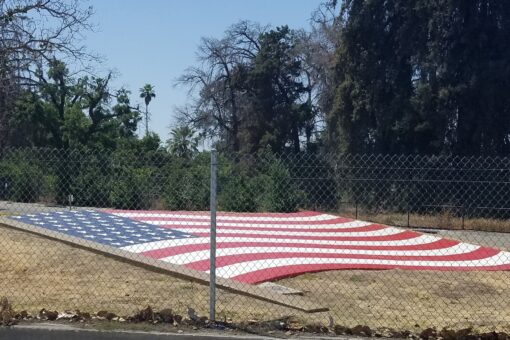 California teen refurbishes American flag in his local park for Eagle Scout project