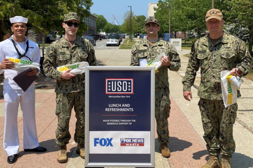 USO delivers morale-boosting meals to active-duty military during Fleet Week New York